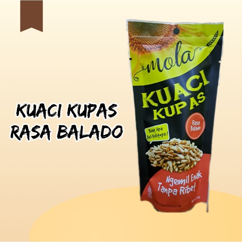 

Kuaci Kupas Rasa Balado (50gr)