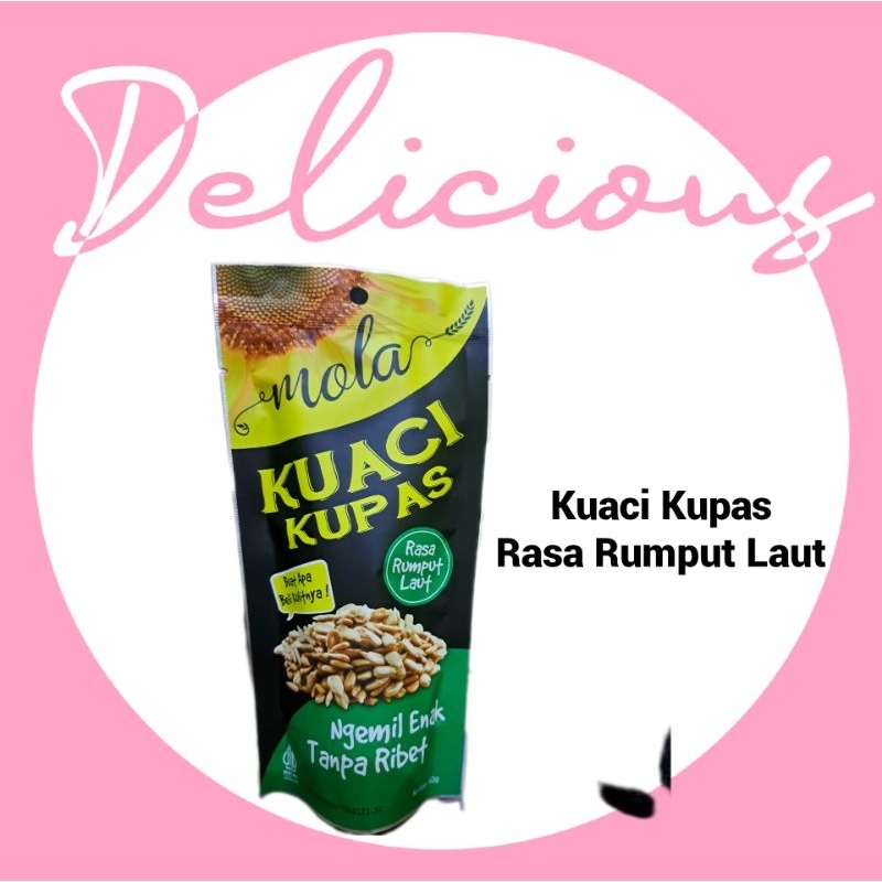 

Kuaci Kupas Rasa Rumput Laut (50gr)