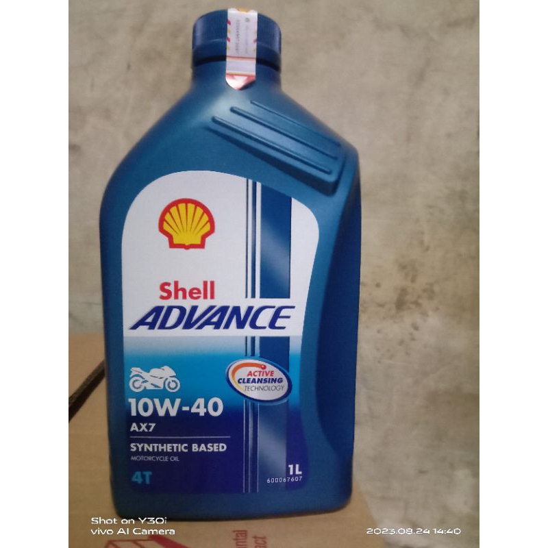 Oli Mesin Shell AX7 1 liter motor bebek