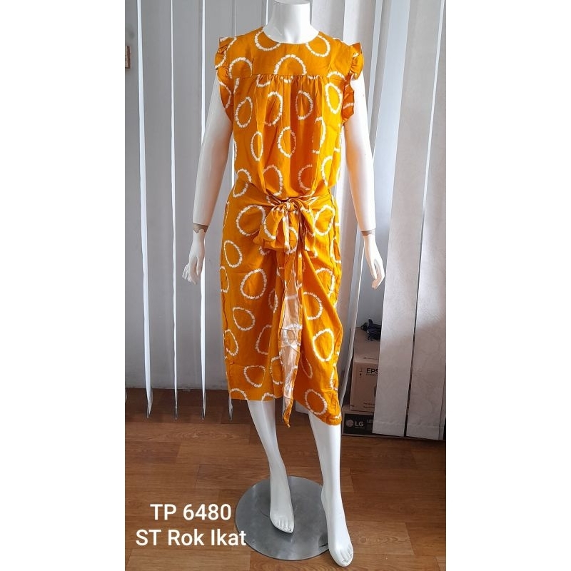 setelan rok ikat batik kartika