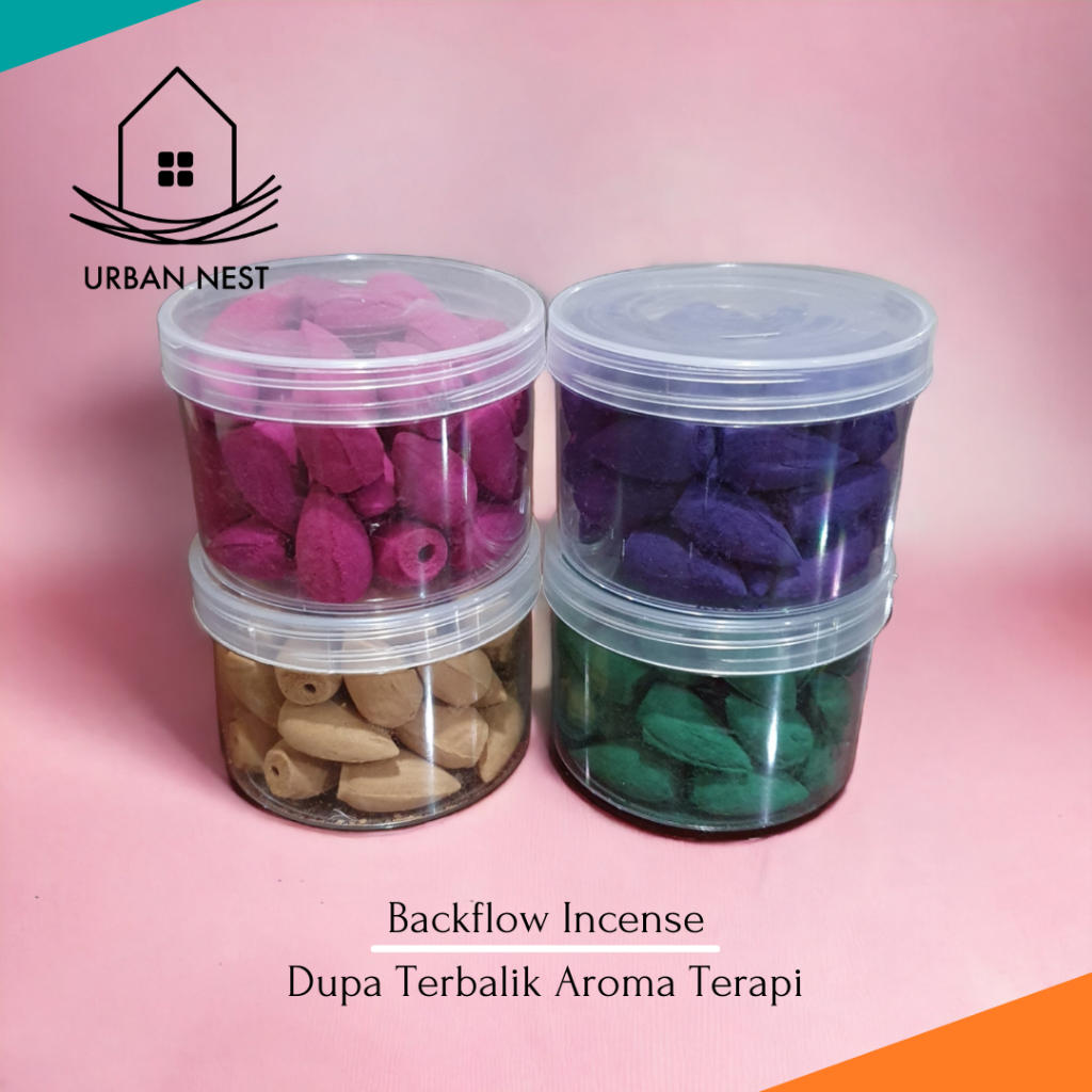 Dupa Peluru Arus Terbalik Aroma Terapi / Backflow Incense Aromatherapy Hio / Hiolo Kerucut Asap ke B