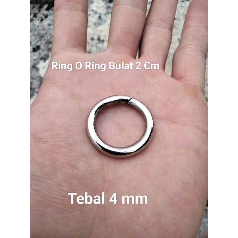 Ring Bulat Ring O Bulat Besi 2 Cm Tebal 4 mm Ring O Bulat Besi Tebal