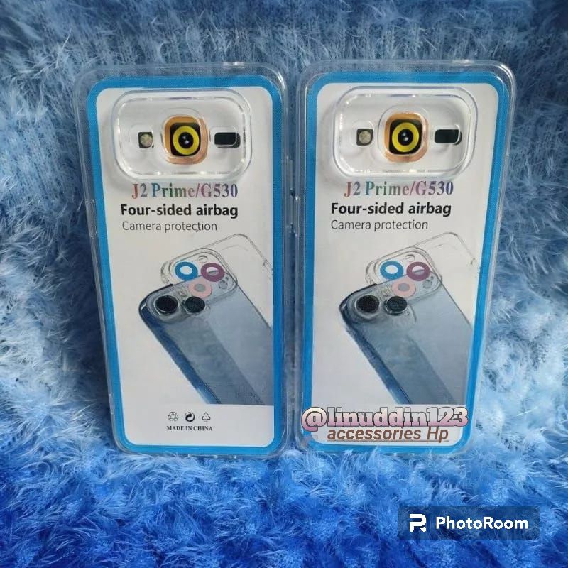 CASE / SILIKON AIRBAG HP SAMSUNG J2 PRIME / G530 / GRAND PRIME CASING TPU BENING TRANSPARAN