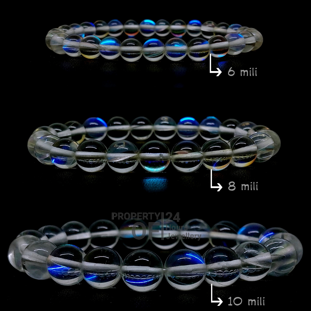 Gelang batu kalimaya pelangi / Gelang kalimaya / Gelang batu / Gelang pria / Gelang wanita / Gelang 