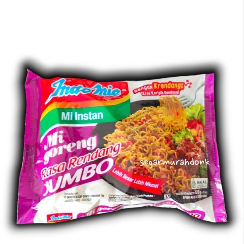 

INDOMIE GORENG JUMBO rasa Rendang Satu an