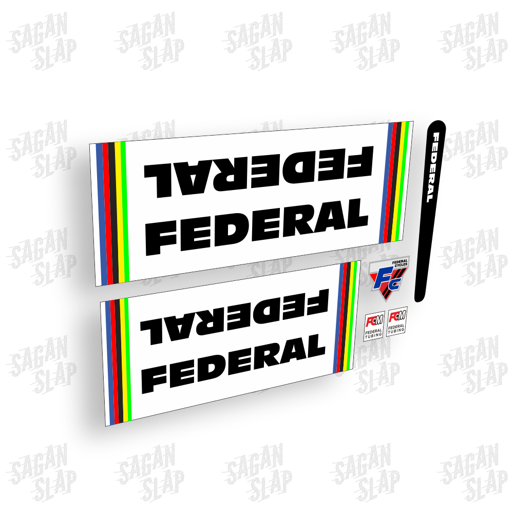 Sticker decal frame FEDERAL mtb roadbike