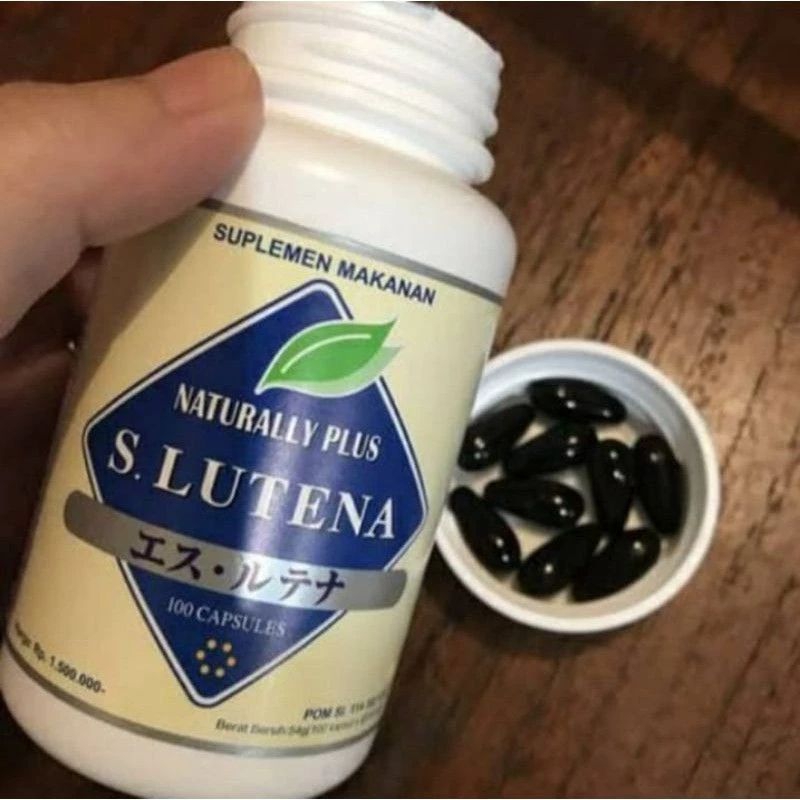 S.LUTENA SUPLEMEN MATA ASLI JAPAN SLUTENA ORIGINAL 100%