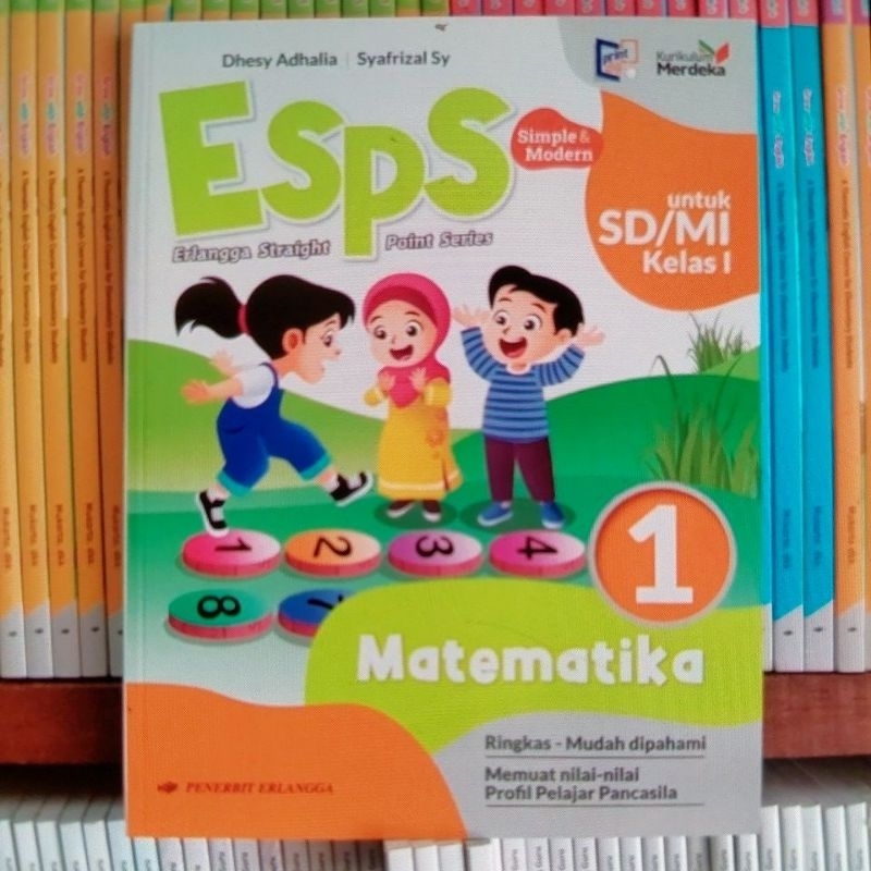 Buku ESPS Matematika Erlangga Kelas 1 SD