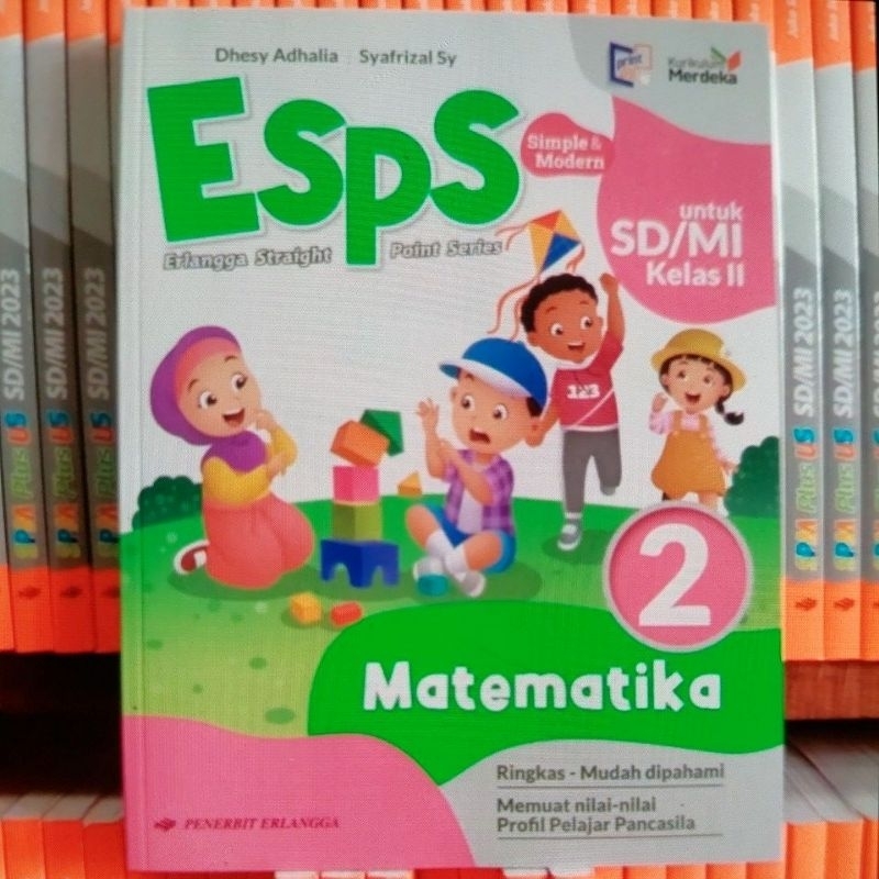Buku ESPS Matematika SD Kelas 2 Penerbit Erlangga