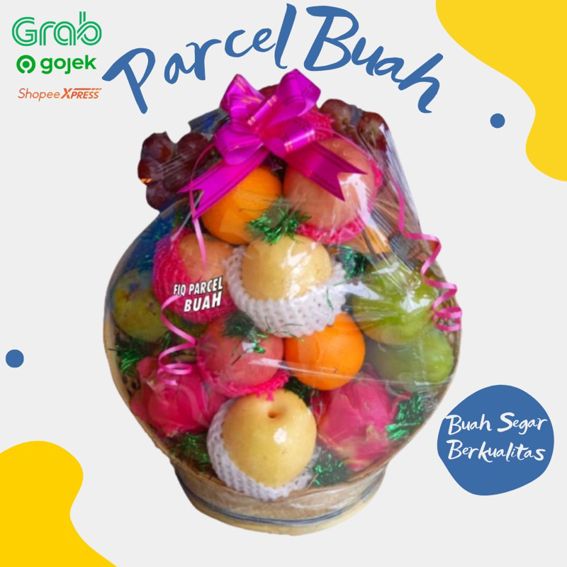 Parcel Buah Segar Besar Cincin / Bingkisan ( Parcel ) untuk orang sakit / Lamaran / Seserahan