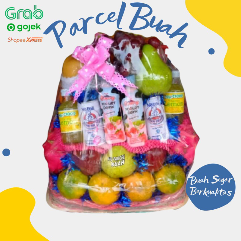 

Parcel Buah Segar with BB , yuc1000 , yoghurt / Bingkisan Lebaran / Bingkisan untuk orang sakit