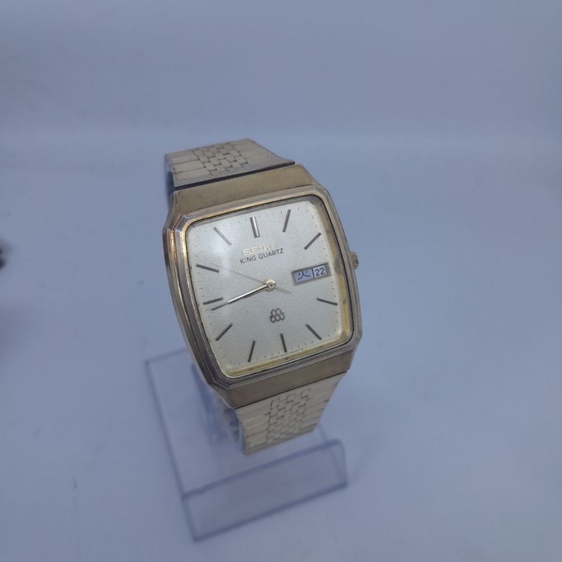Jam tangan pria Seiko king quartz 9443 5020 SGP Japan