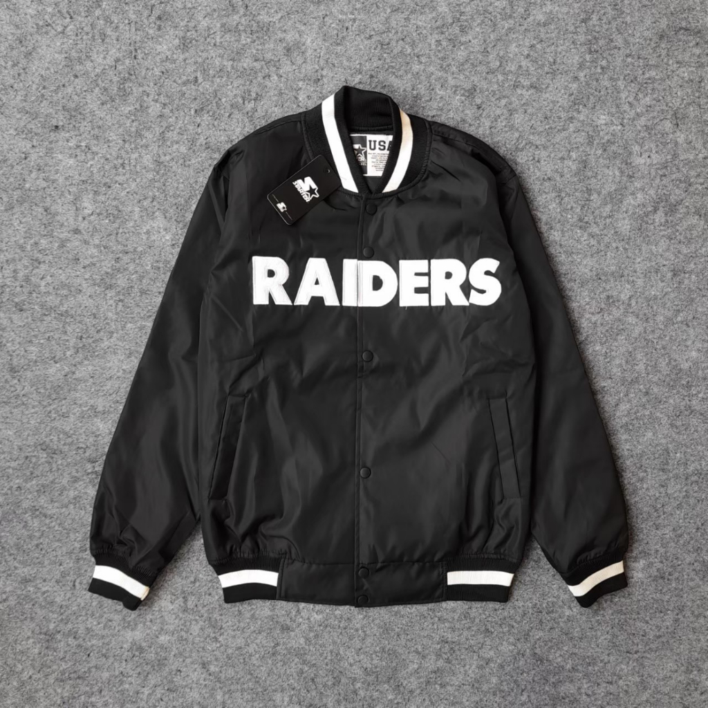 Jaket Varsity Raiders Bordir Unisex