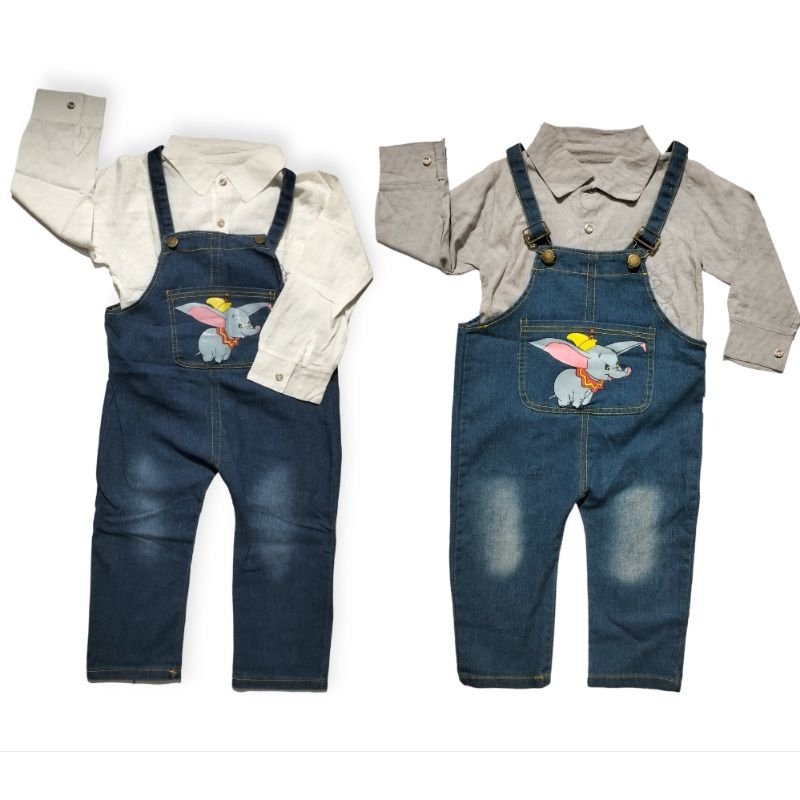 Baju setelan overall anak laki-laki