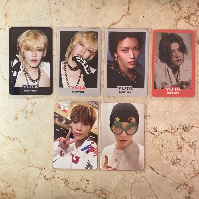 Official Photocard NCT YUTA ~ 2Baddies TC A/B/C/D.ver / SG22 / Pink Christmas / smart album