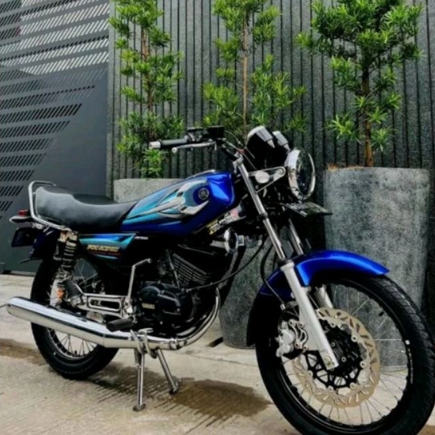 striping lis sticker standar ORI Yamaha RX king 2007 biru