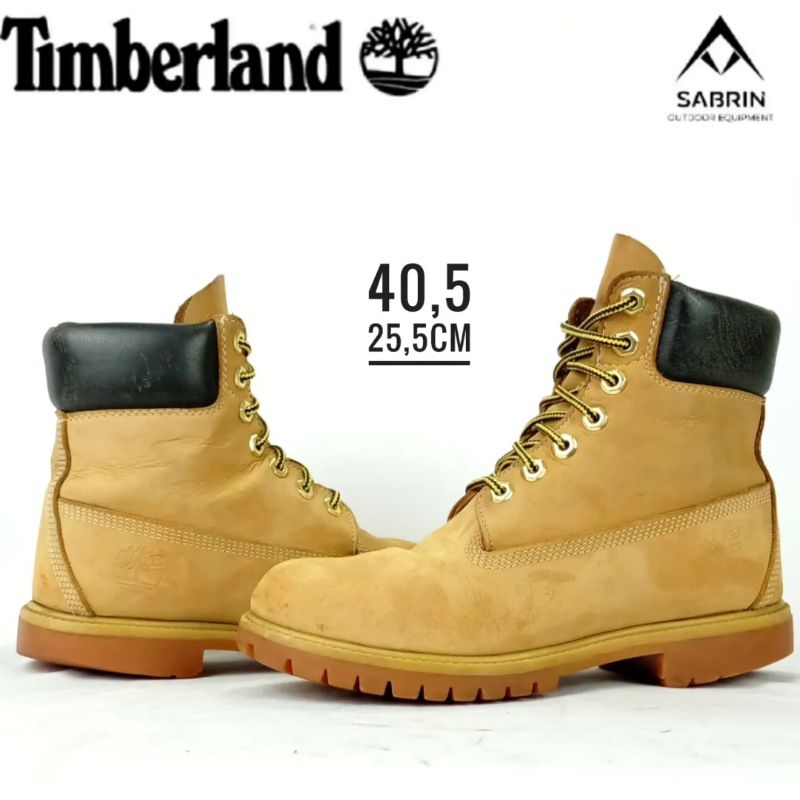 Sepatu timberland boots 6 inch 40,5