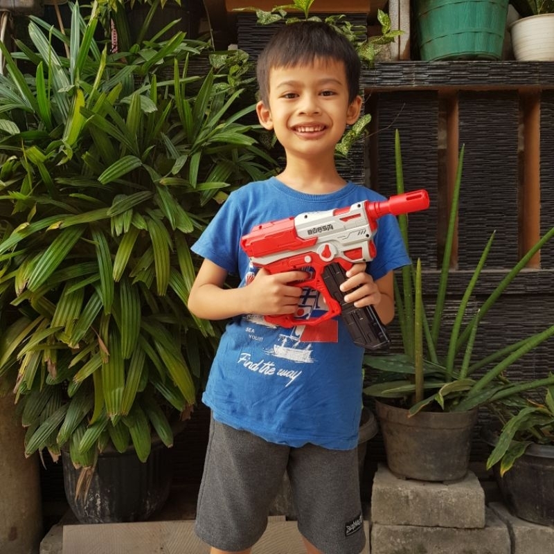 Mainan Tembakan Air Elektrik Otomatis - Mainan Pistol Air Otomatis - Mainan Tembakan Air Batre