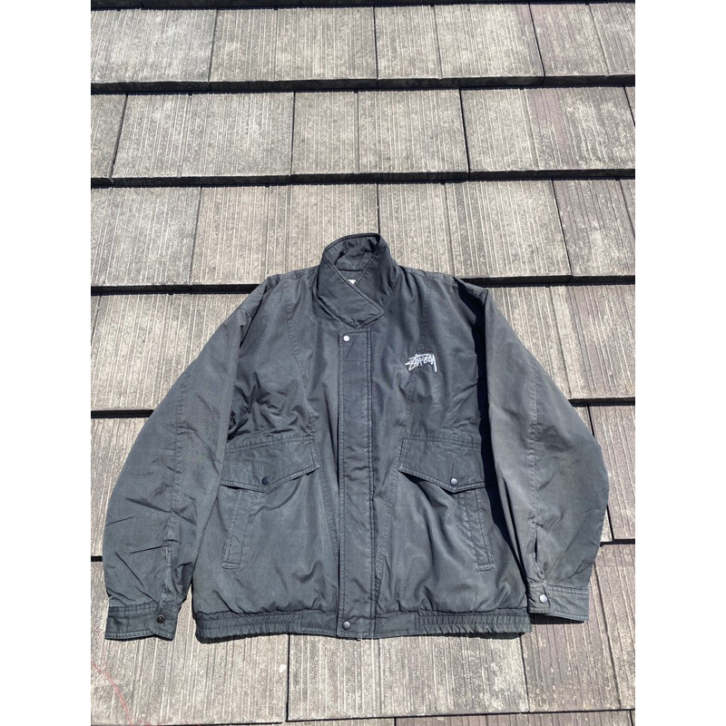 jaket vintage bordir stussy