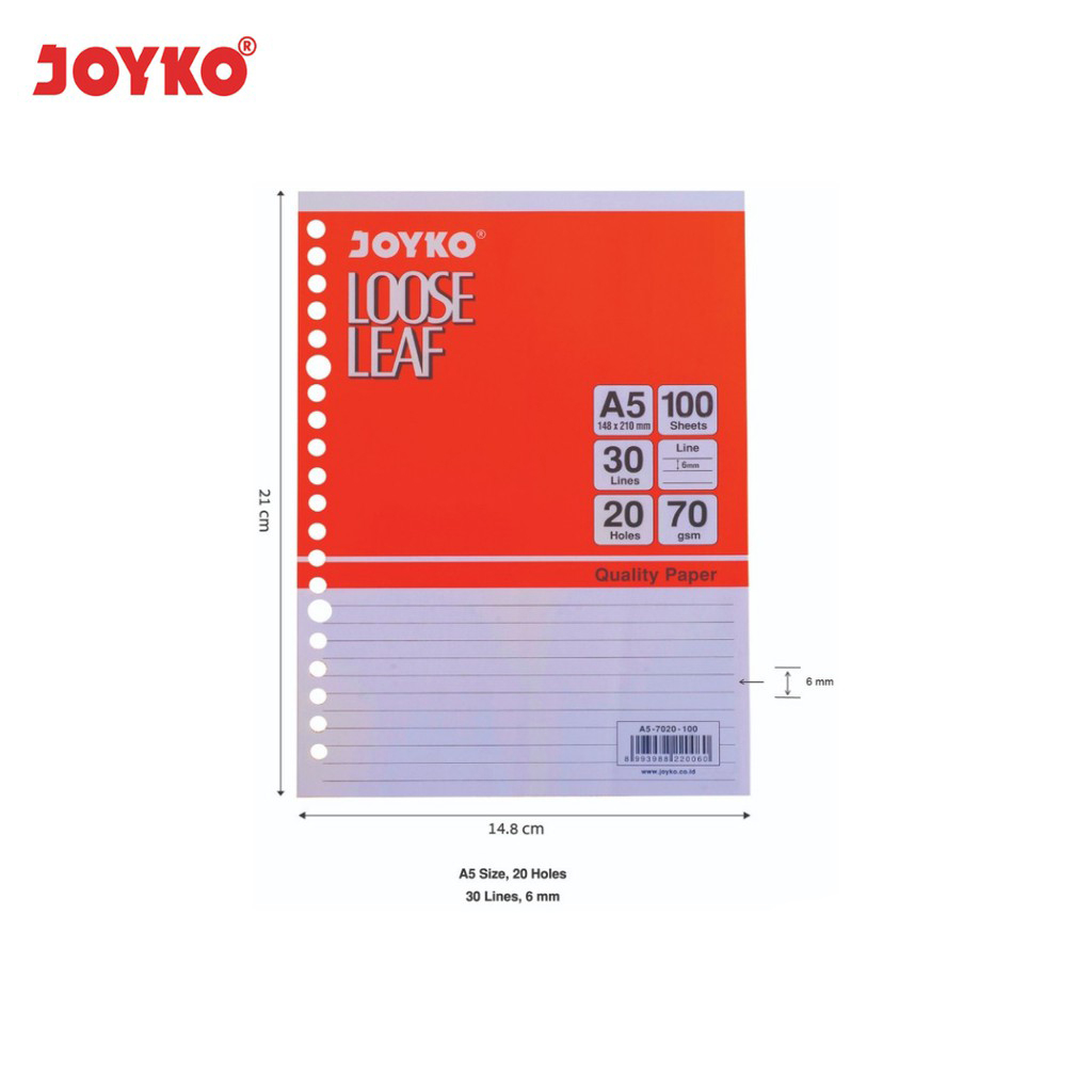 

LOOSE LEAF JOYKO A5-100 (1 PACK)