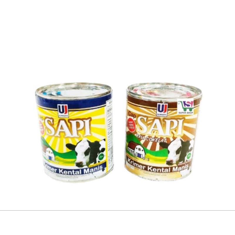 

ULTRAMILK CAP SAPI KRIMER KENTAL MANIS 375 GRAM 24PAX
