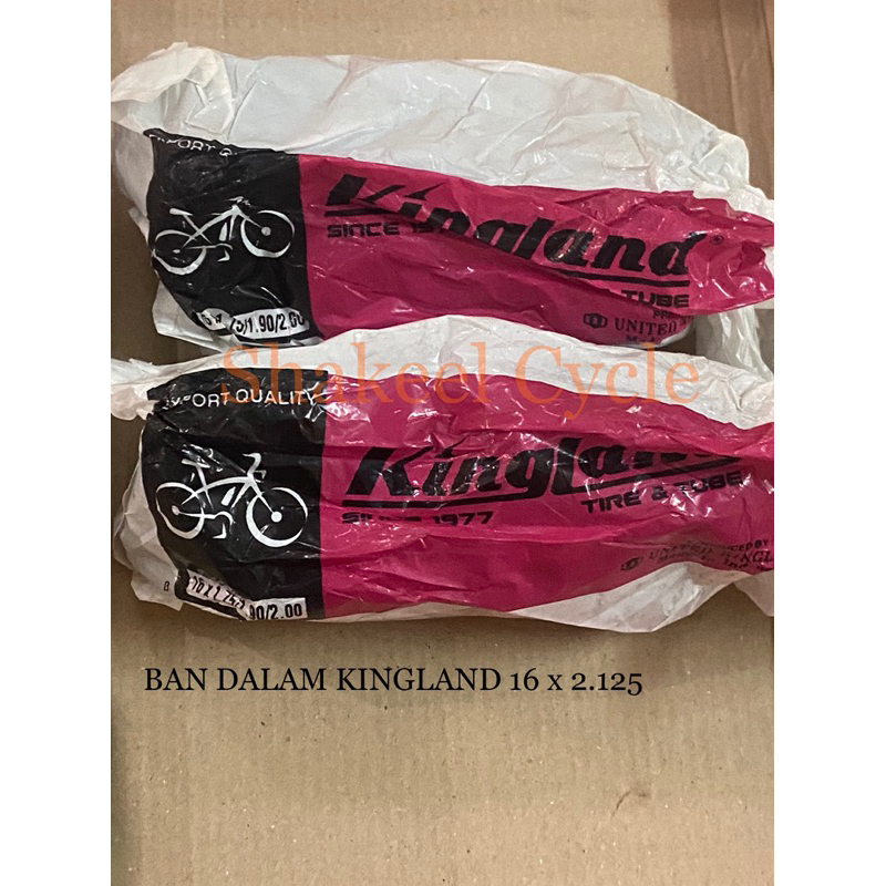 BAN DALAM KINGLAND 16 x 2.125 / BAN DALAM SEPEDA/SPAREPART SEPEDA