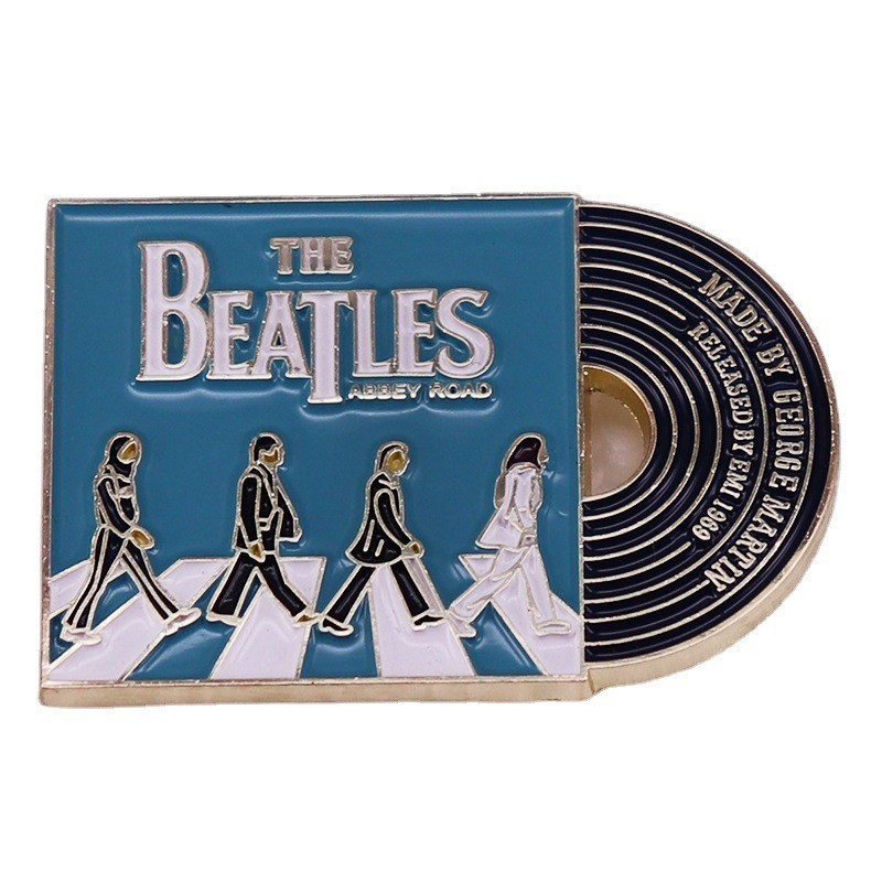 Bros Pin Enamel Beatles Music Band Rock