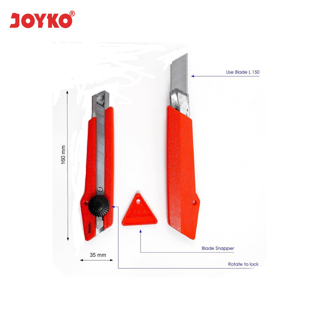 

CUTTER JOYKO L-500 (FREE ISI CUTTER 1 PCS) (1 PCS)