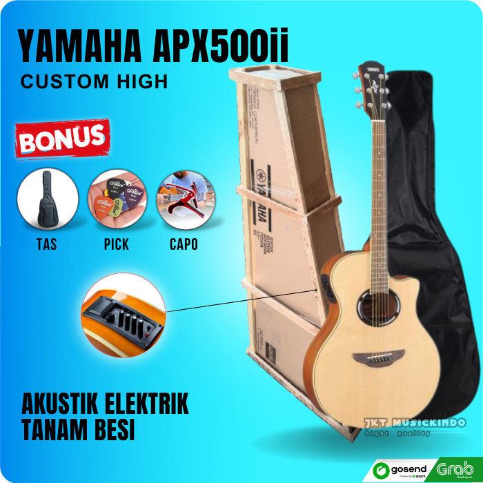Gitar Guitar akustik elektrik YAMAHA APX500 EQUALIZER BELCAT 7545R Guitar Akustik Elektrik