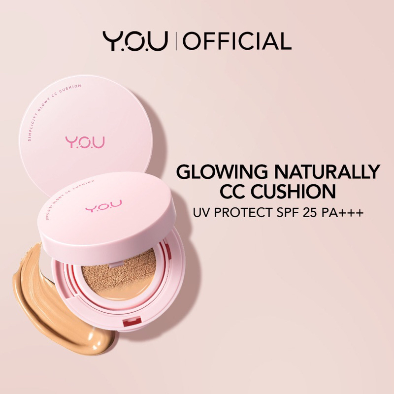 YOU Simplicity Glowy Cc Cushion | Bedak Basah