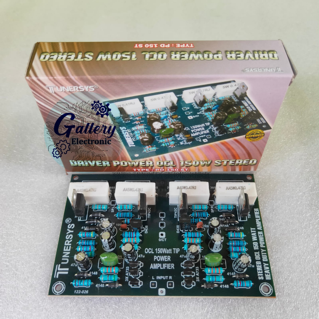 Driver Power OCL 150 watt Stereo Tunersys Pd 150 ST Original