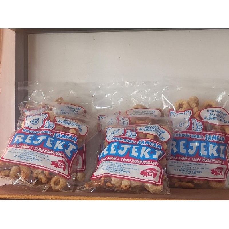 

KRUPUK BABI REJEKI SAMCAM (NON HALAL) 200gr