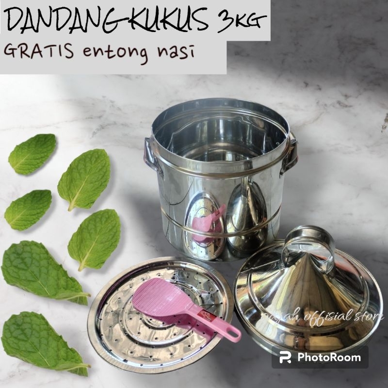 DANDANG KUKUS NASI 3kg stenlis