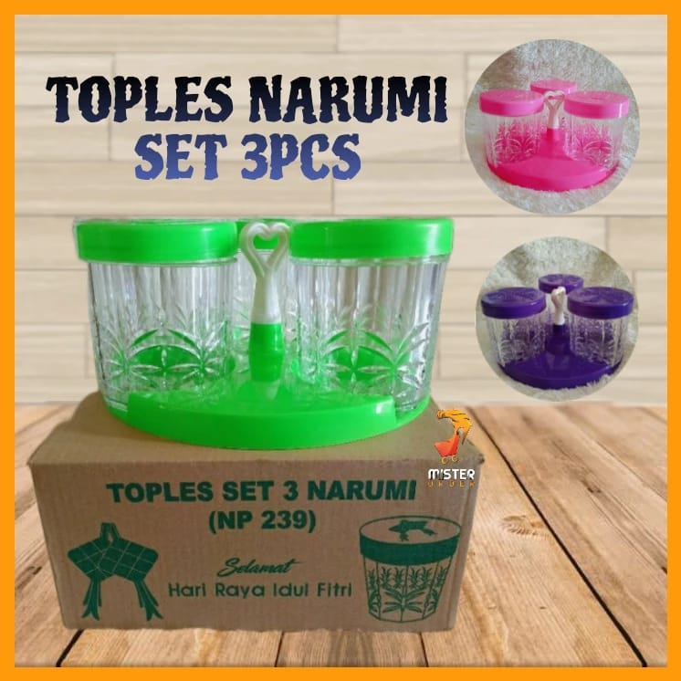 [COD] TOPLES CANDY PLASTIK NARUMI ISI 3 / TOPLES KUE PERMEN / TOPLES LEBARAN