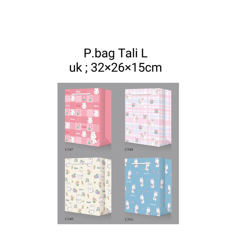 

Paperbag giftbag tali size L isi 12pc