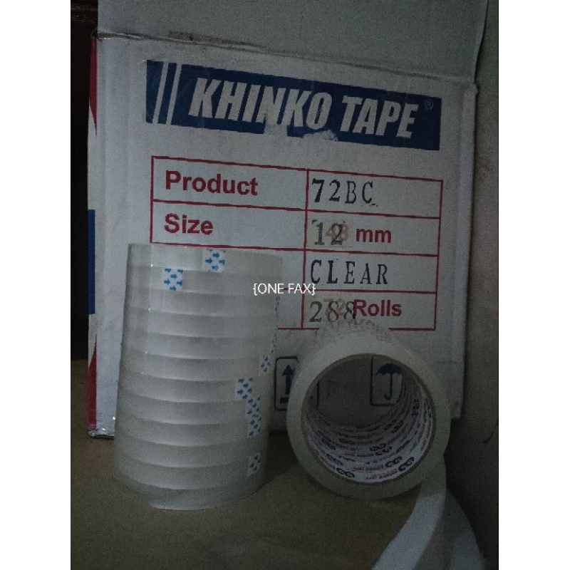 

Slop Isi 12 Pcs-ISOLASI 1/2 inch x 90 Yard / Solatip / Lakban 12mm