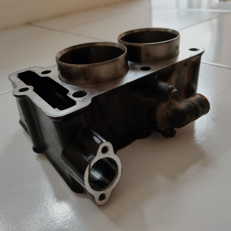 Blok seher set block piston Ninja 250 R Karbu original copotan