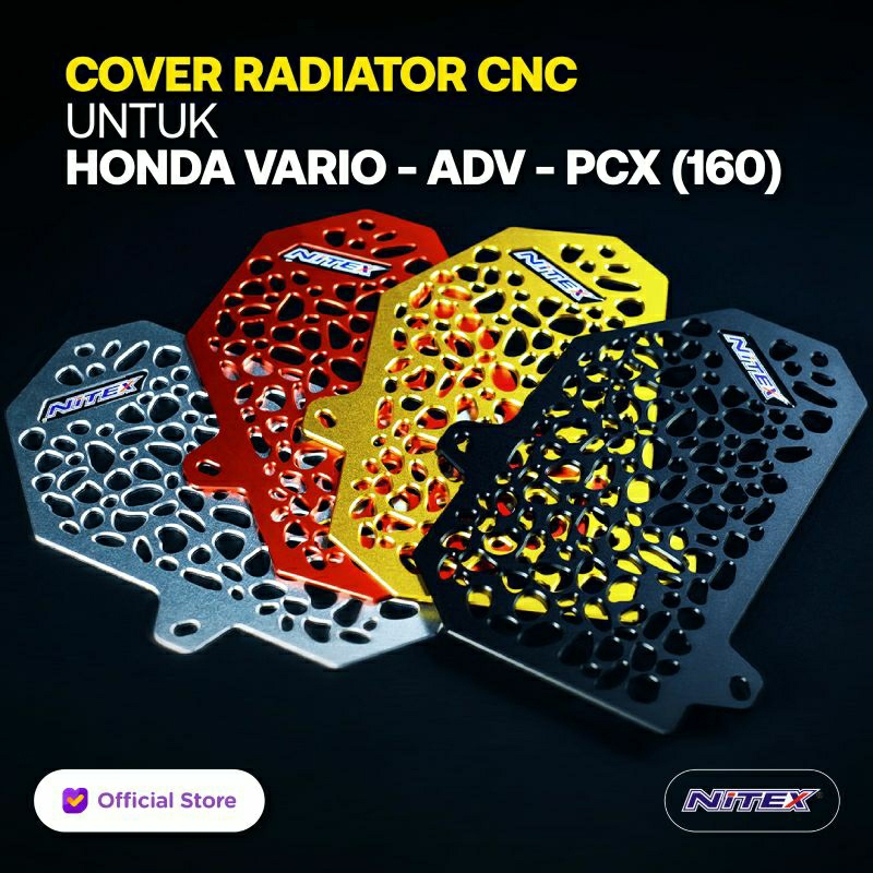 NITEX Cover Radiator Alumunium CNC Honda Vario 160 ADV 160 PCX 160