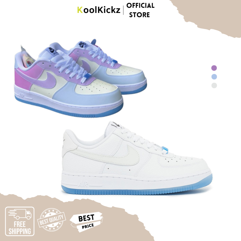 NIKE AIR FORCE 1 ONE UV REACTIVE