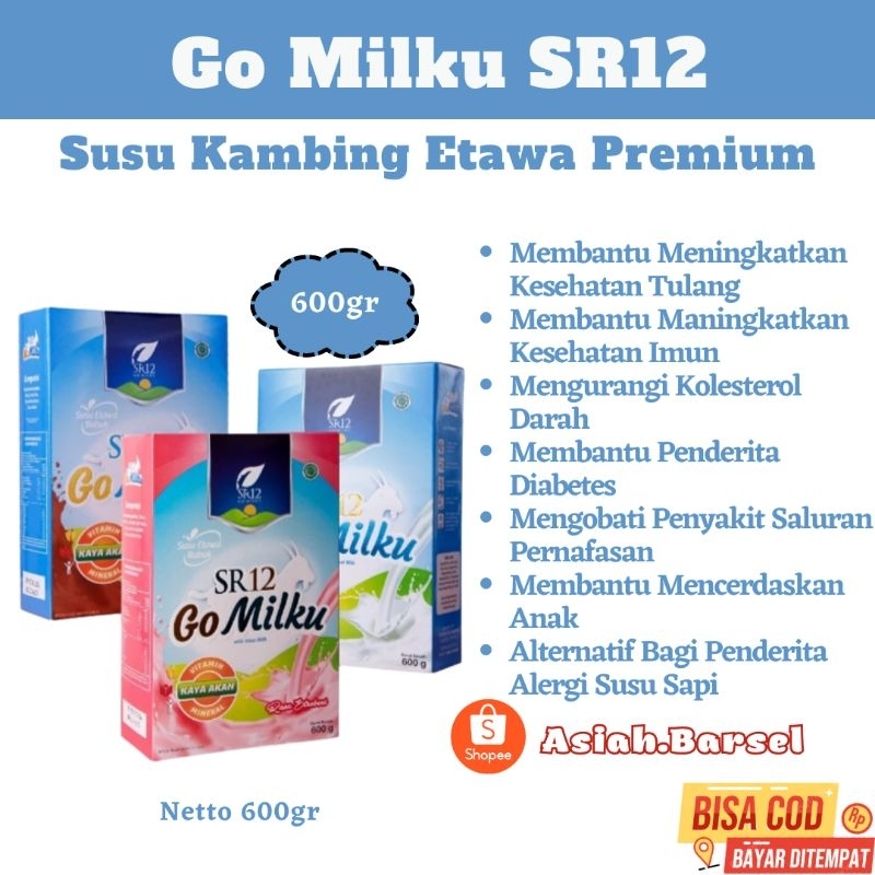 

Susu GoMilku SR12 | Susu Kambing Etawa SR12 | Susu Murni SR12 | Susu SR12 Herbal