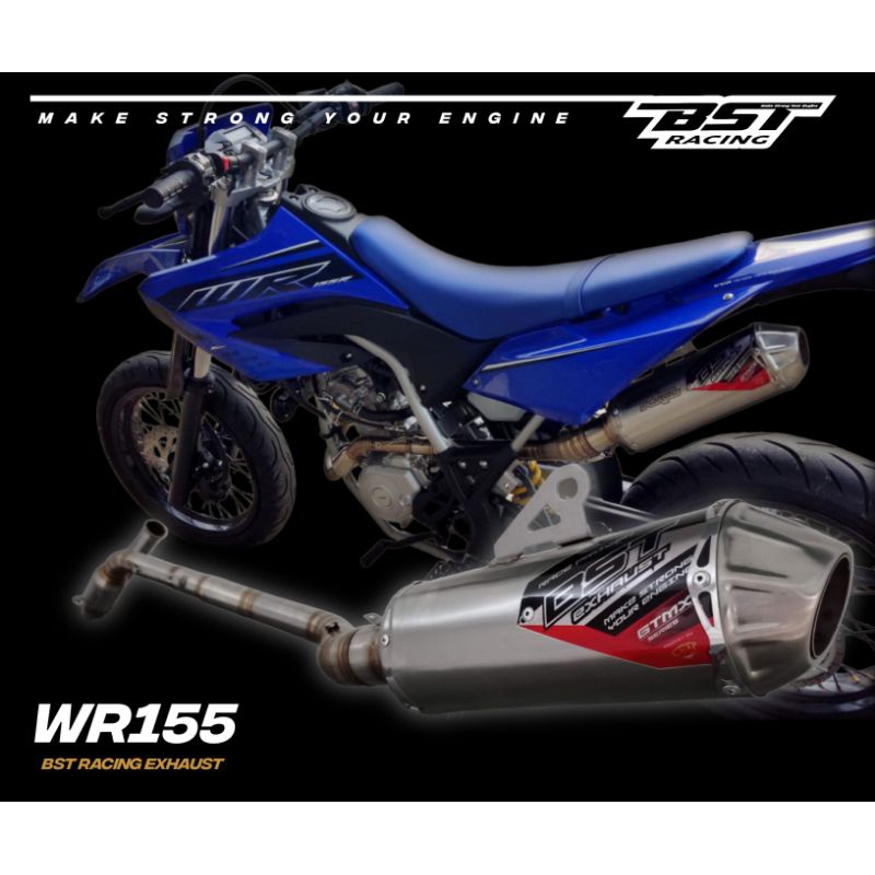 Knalpot WR155 BST Racing exhaust