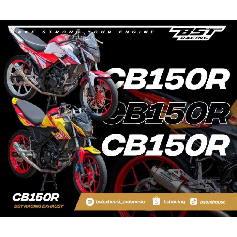 Knalpot CB150R BST racing