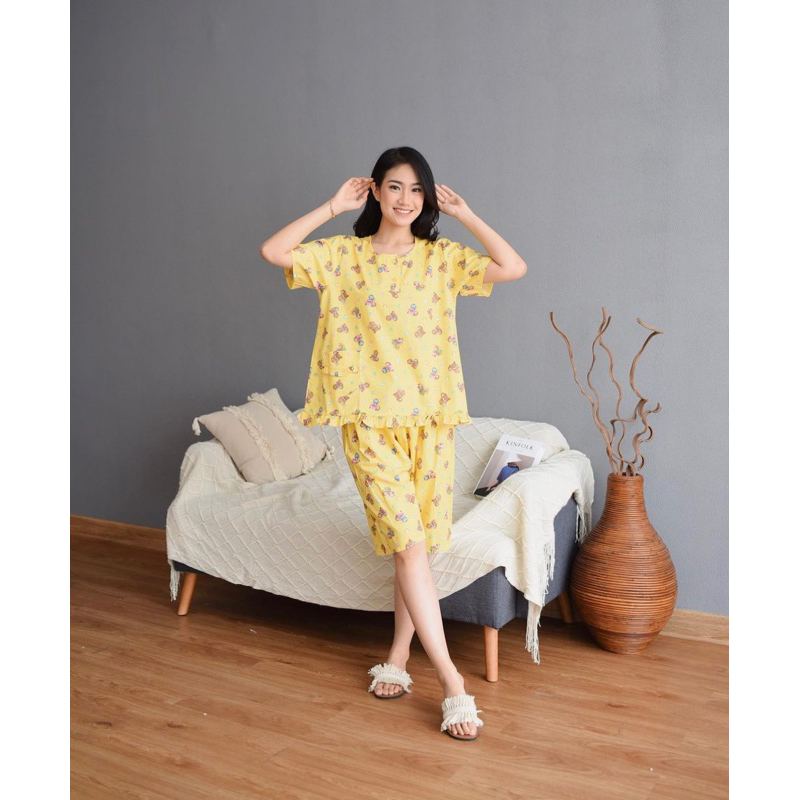SUNLY TG 3/4 UK 16, BERLENGAN CELANA 3/4 UK STANDAR BAJU TIDUR SUNLY