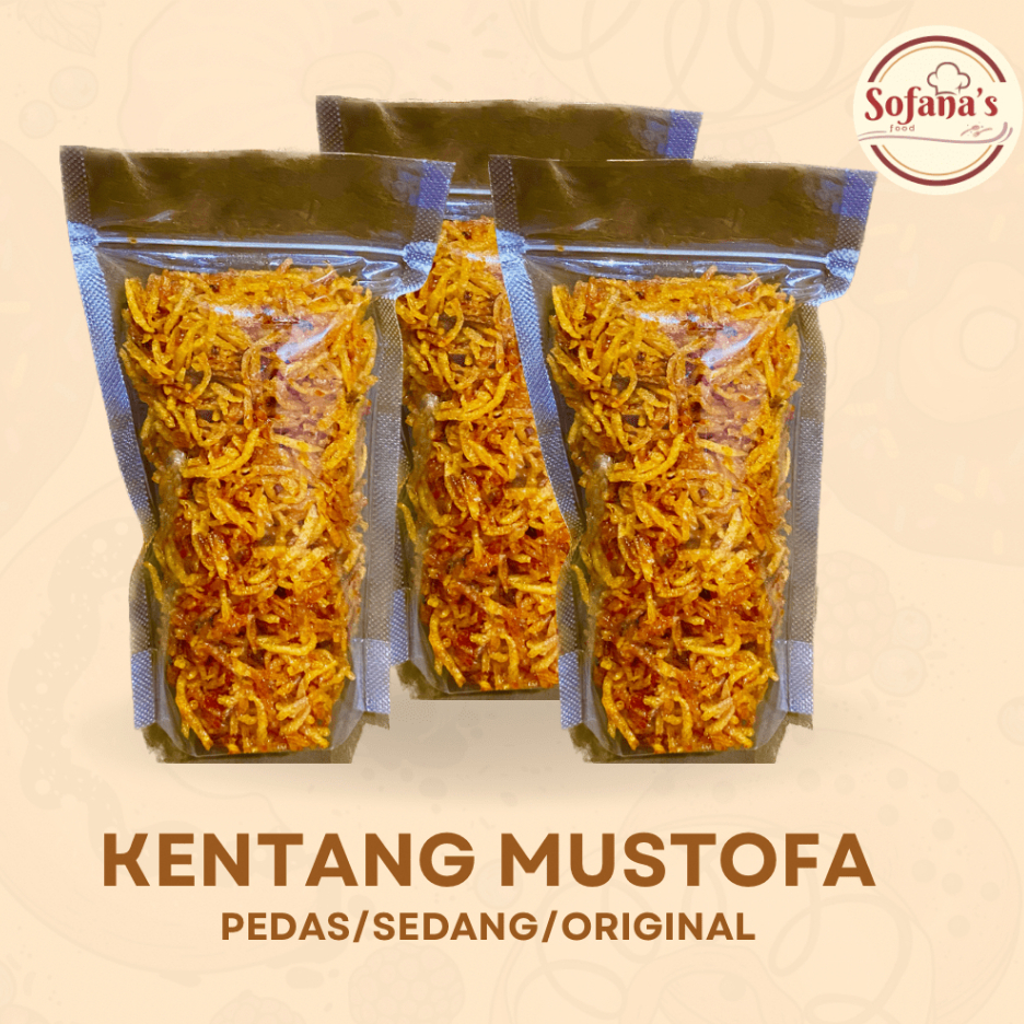 

Kentang Mustofa [100 gram] || Kering Kentang || Kripik Kentang || Pedas Manis || Sofana'sFood