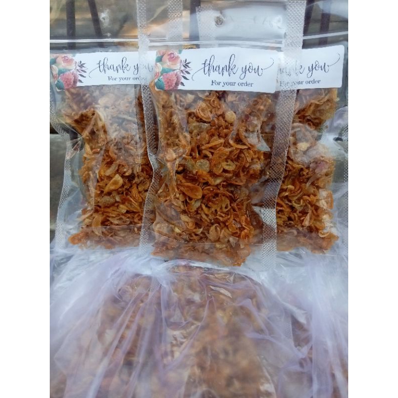 

Bawang merah goreng tanpa campuran kemasan 50gram