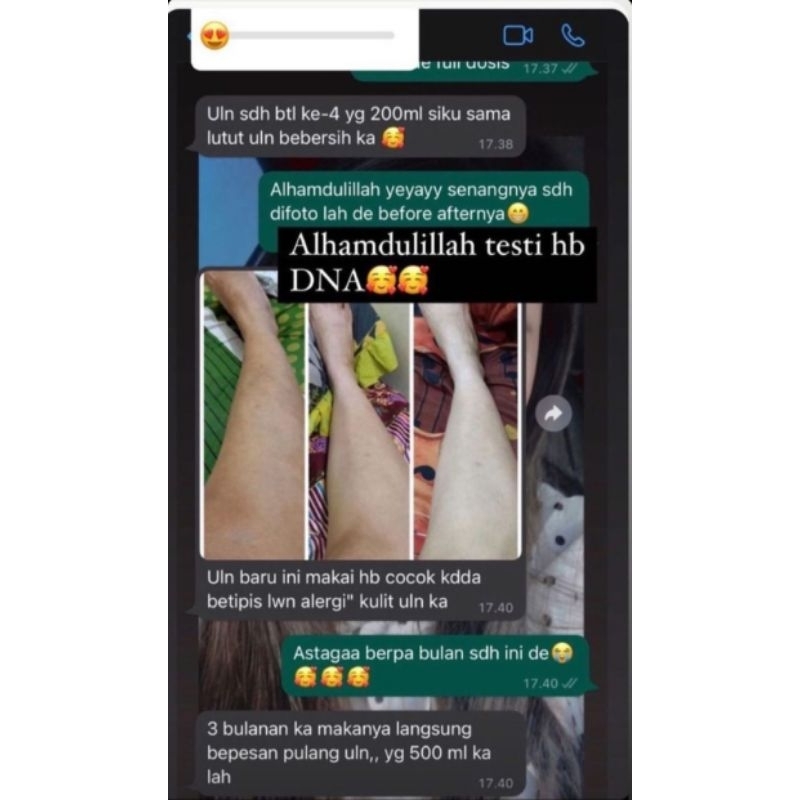 Handbody dna collagen whitening 250grm