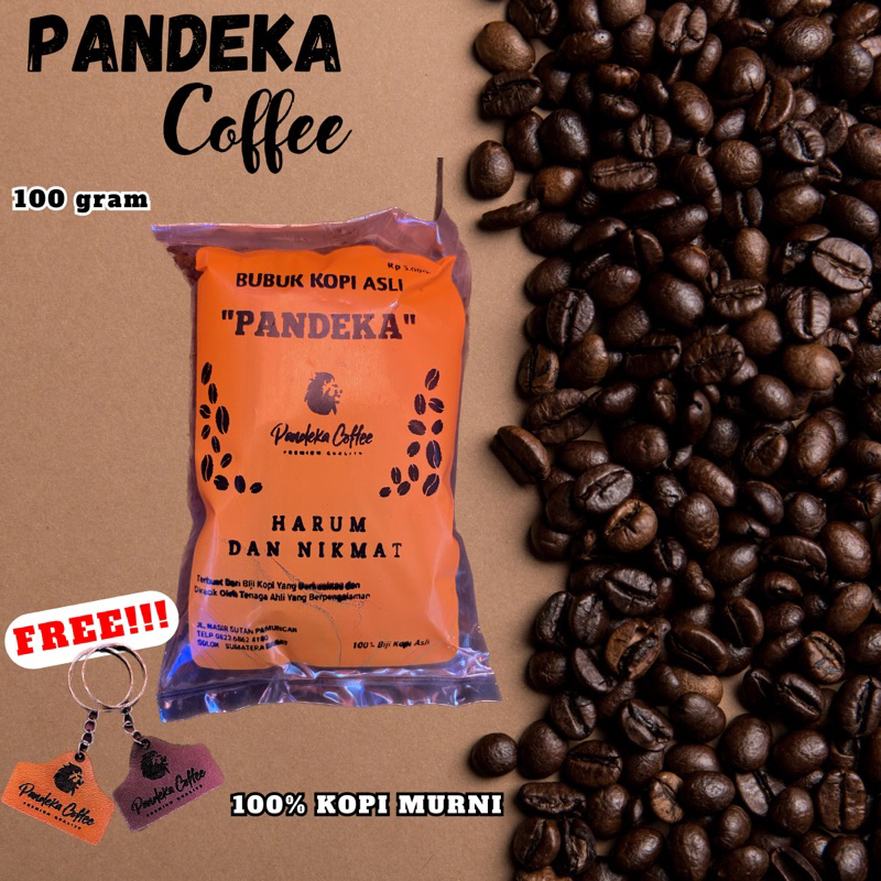 

KOPI BUBUK ASLI KEMASAN 100 GRAM | PANDEKA COFFEE | KHAS SOLOK SUMATERA BARAT | KOPI MURNI | ROBUSTA | HALUS, HARUM DAN NIKMAT