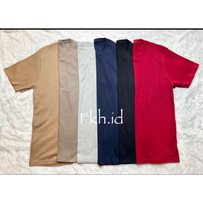 KAOS POLOS PRIA WANITA KAOS OBLONG COTTON