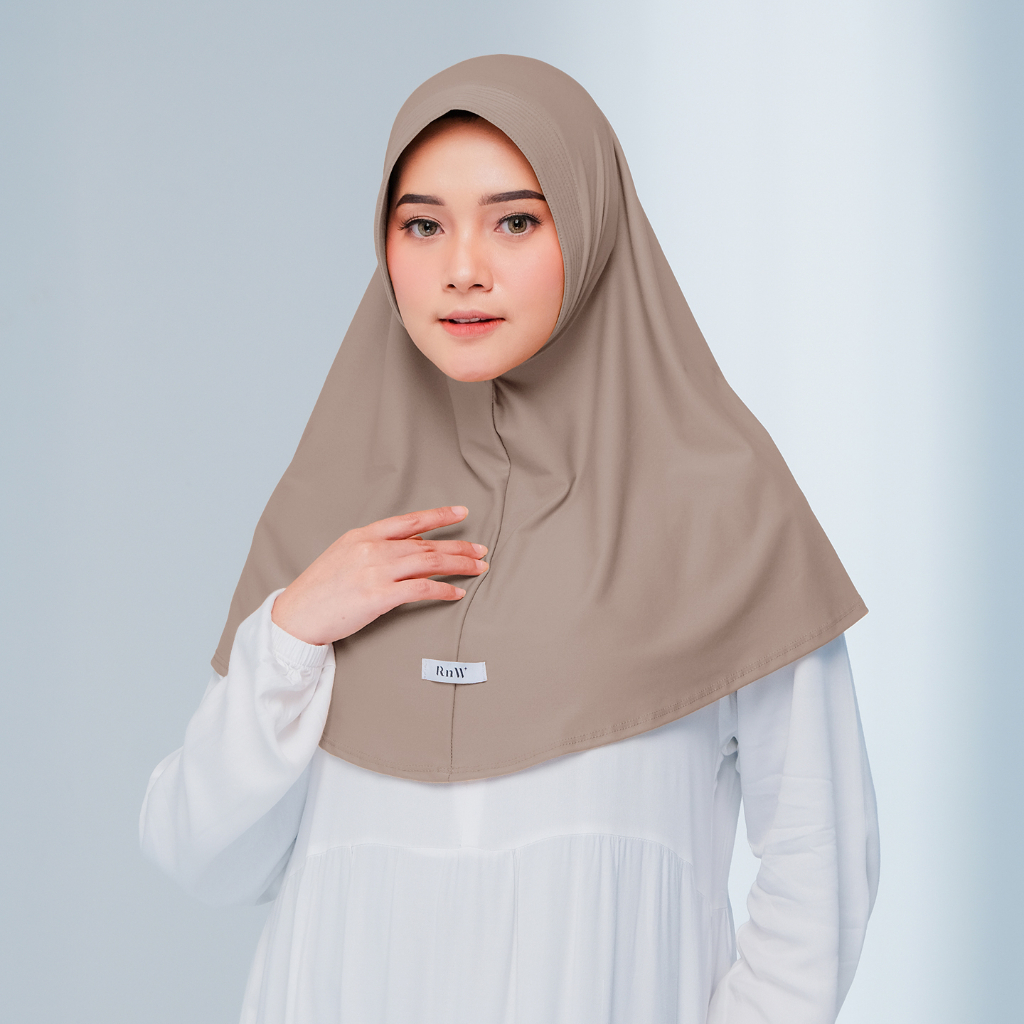 RnW Bergo Shafana Hijab Instan - Hijab Daily Instan Size M Image 4