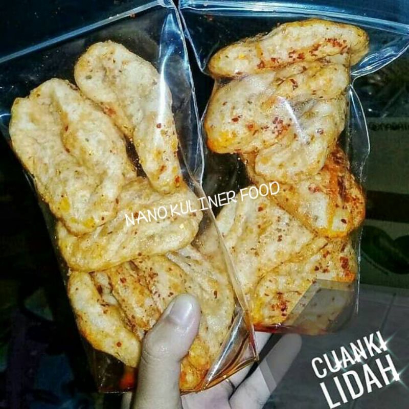 

Cuanki lidah ikan tengiri pedas nyonyor kemasan pouch